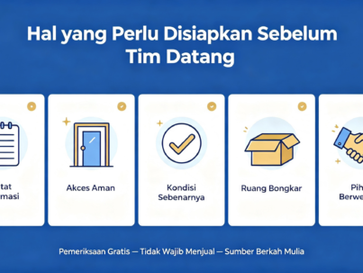 Hal yang disiapkan sebelum tim datang cek AC siapkan info akses aman sampaikan kondisi, Sumber Berkah Mulia