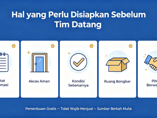 Hal yang disiapkan sebelum tim datang cek AC siapkan info akses aman sampaikan kondisi, Sumber Berkah Mulia