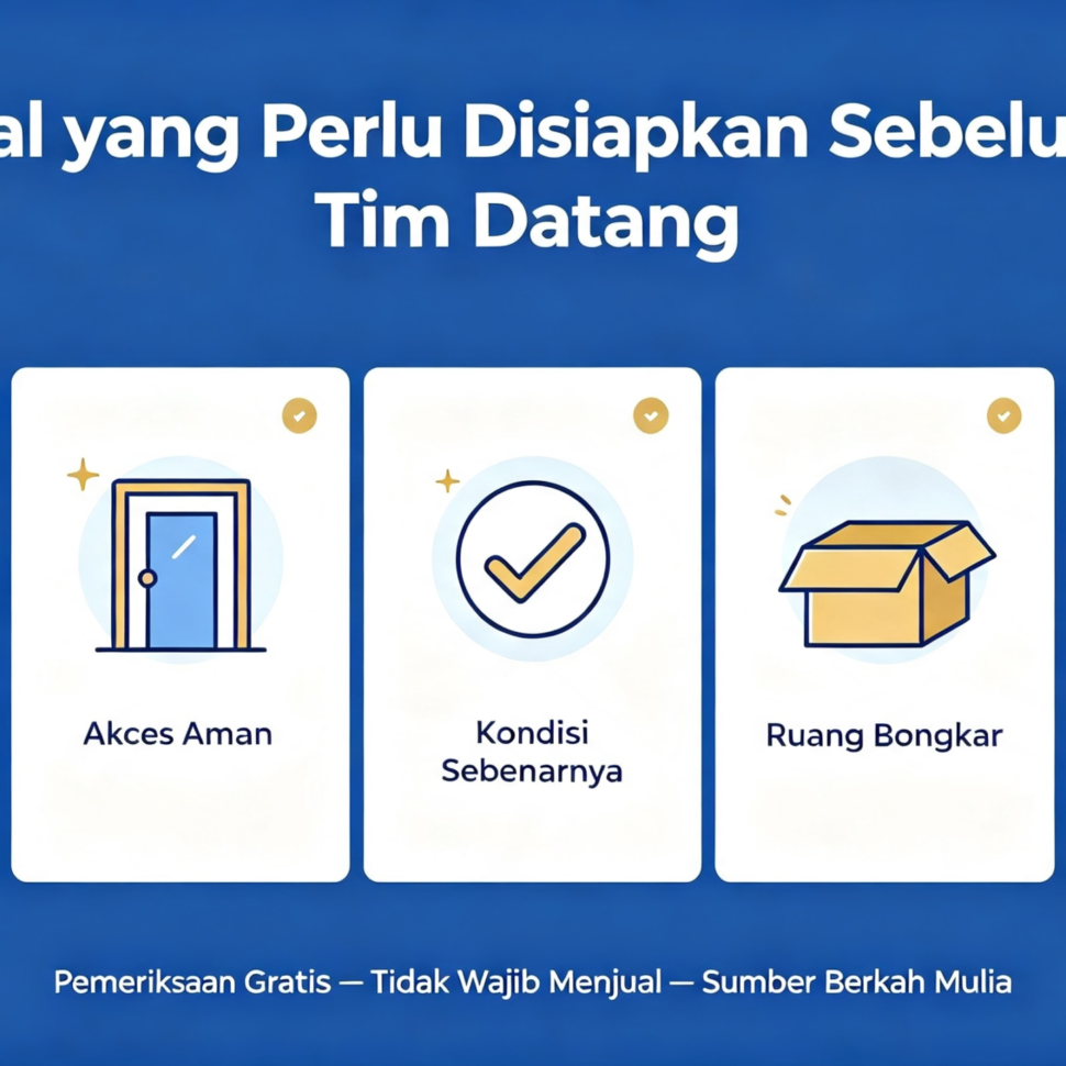 Hal yang disiapkan sebelum tim datang cek AC siapkan info akses aman sampaikan kondisi, Sumber Berkah Mulia